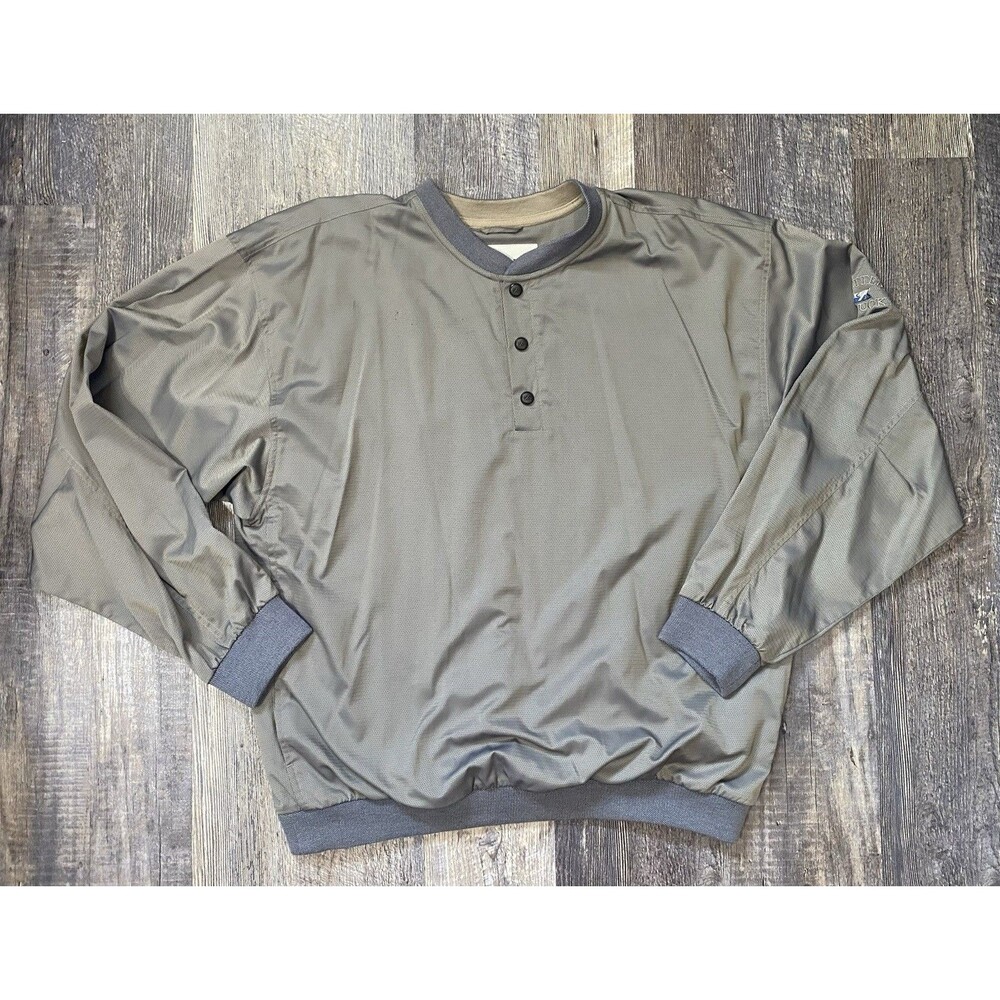 Cutter & Buck Mens XL Pullover Windbreaker ClimaGuard Long Sleeve Pockets
